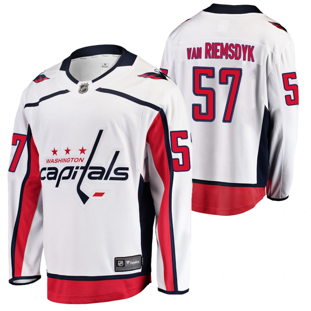 Washington Capitals Trevor van Riemsdyk White Away Breakaway Player 2020-21 Jersey