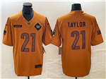 Washington Commanders #21 Sean Taylor 2023 Brown Salute To Service Limited Jersey