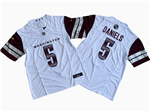 Washington Commanders #5 Jayden Daniels White Vapor F.U.S.E. Limited Jersey