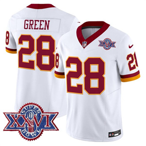 Washington Commanders Throwback 1992 Super Bowl XXVI Patch Vapor Limited Jersey - All Stitched Darrell Green  28