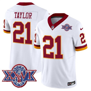 Washington Commanders Throwback 1992 Super Bowl XXVI Patch Vapor Limited Jersey - All Stitched Sean Taylor 21