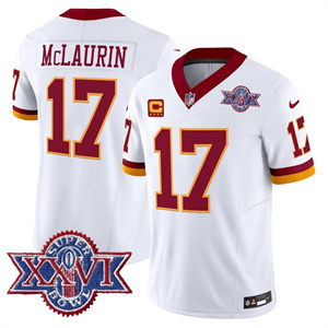 Washington Commanders Throwback 1992 Super Bowl XXVI Patch Vapor Limited Jersey - All Stitched Terry McLaurin