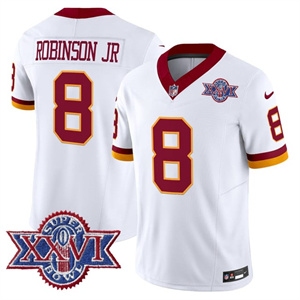 Washington Commanders Throwback Vapor Limited Jersey - All Stitched Robinson Jr.   8