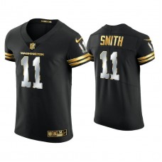 Washington Football Team #11 Alex Smith Black Golden Edition Vapor Elite Jersey