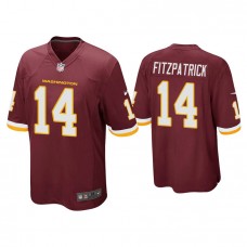 Washington Football Team #14 Ryan Fitzpatrick Burgundy Game Jersey