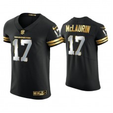 Washington Football Team #17 Terry McLaurin Black Golden Edition Vapor Elite Jersey