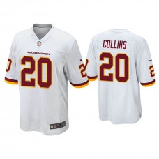 Washington Football Team #20 Landon Collins White Game Jersey