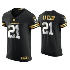 Washington Football Team #21 Sean Taylor Black Golden Edition Vapor Elite Jersey