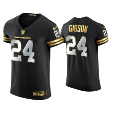 Washington Football Team #24 Antonio Gibson Black Golden Edition Vapor Elite Jersey