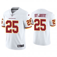 Washington Football Team #25 Benjamin St-Juste White Vapor Limited Jersey