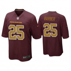 Washington Football Team #25 Peyton Barber Burgundy Alternate Game Jersey