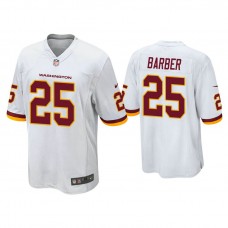Washington Football Team #25 Peyton Barber White Game Jersey