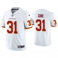 Washington Football Team #31 Kamren Curl White Vapor Limited Jersey