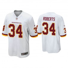 Washington Football Team #34 Darryl Roberts White Game Jersey