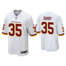 Washington Football Team #35 Ronald Darby White Game Jersey