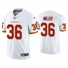Washington Football Team #36 Lamar Miller White Vapor Limited Jersey