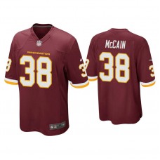 Washington Football Team #38 Bobby McCain Burgundy Game Jersey