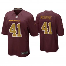 Washington Football Team #41 J.D. McKissic Burgundy Alternate Game Jersey
