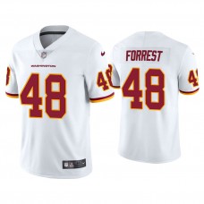 Washington Football Team #48 Darrick Forrest White Vapor Limited Jersey