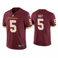 Washington Football Team #5 Tress Way Burgundy Vapor Limited Jersey