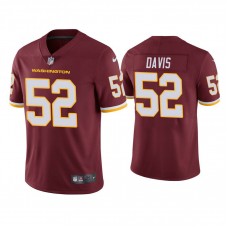 Washington Football Team #52 Jamin Davis Burgundy Vapor Limited Jersey