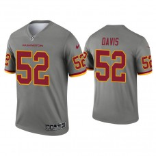 Washington Football Team #52 Jamin Davis Steel Inverted Legend Jersey