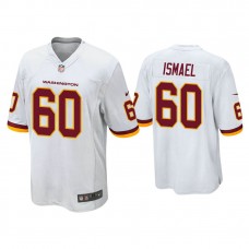 Washington Football Team #60 Keith Ismael White Game Jersey