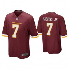 Washington Football Team #7 Dwayne Haskins Jr. Burgundy Game Jersey