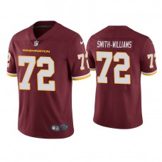 Washington Football Team #72 James Smith-Williams Burgundy Vapor Limited Jersey