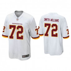 Washington Football Team #72 James Smith-Williams White Game Jersey