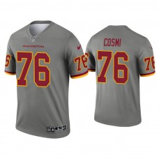 Washington Football Team #76 Samuel Cosmi Steel Inverted Legend Jersey
