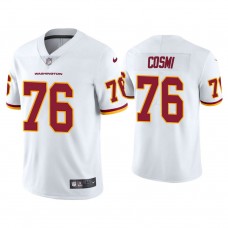 Washington Football Team #76 Samuel Cosmi White Vapor Limited Jersey