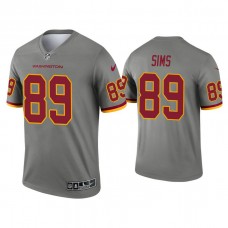 Washington Football Team #89 Cam Sims Steel Inverted Legend Jersey