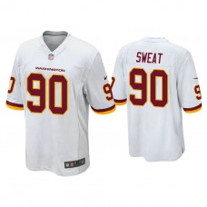 Washington Football Team #90 Montez Sweat White Game Jersey