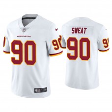 Washington Football Team #90 Montez Sweat White Vapor Limited Jersey