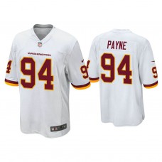 Washington Football Team #94 Da'ron Payne White Game Jersey