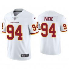 Washington Football Team #94 Da'ron Payne White Vapor Limited Jersey