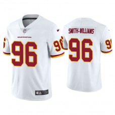 Washington Football Team #96 James Smith-Williams White Vapor Limited Jersey