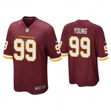 Washington Football Team #99 Chase Young Burgundy Game Jersey