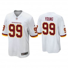 Washington Football Team #99 Chase Young White Game Jersey