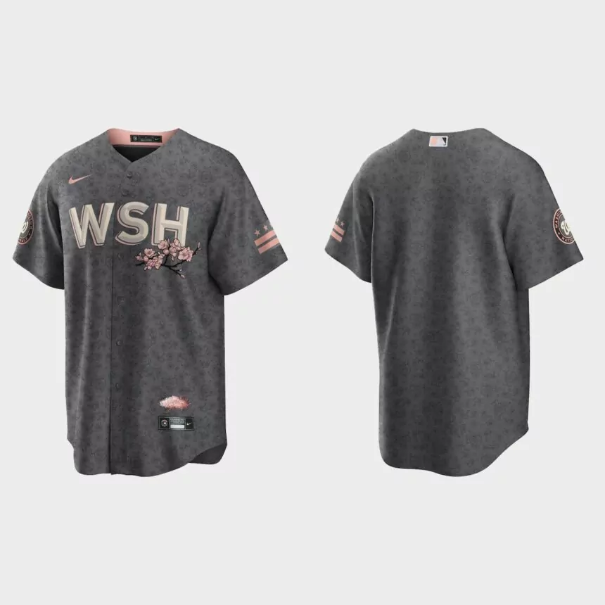 Washington Nationals 2022 City Connect Replica Jersey – Gray
