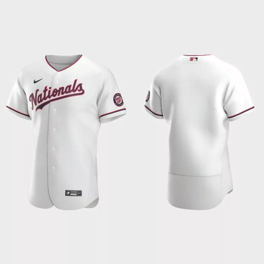 Washington Nationals Authentic Alternate Jersey – White