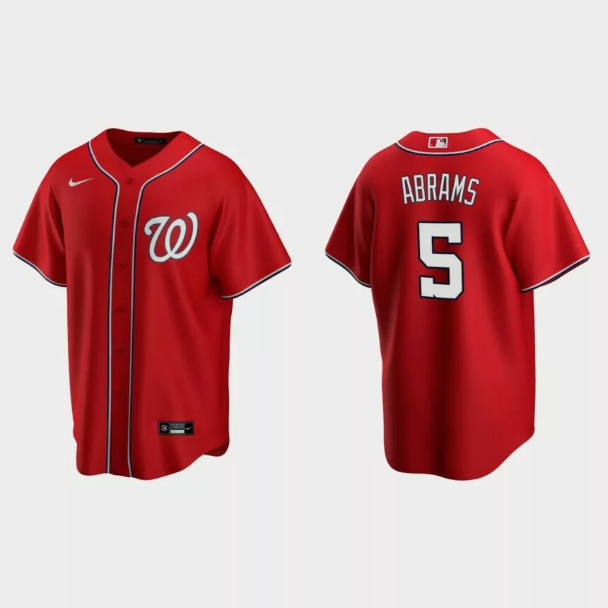 Washington Nationals C.J. Abrams Replica Alternate Jersey – Red
