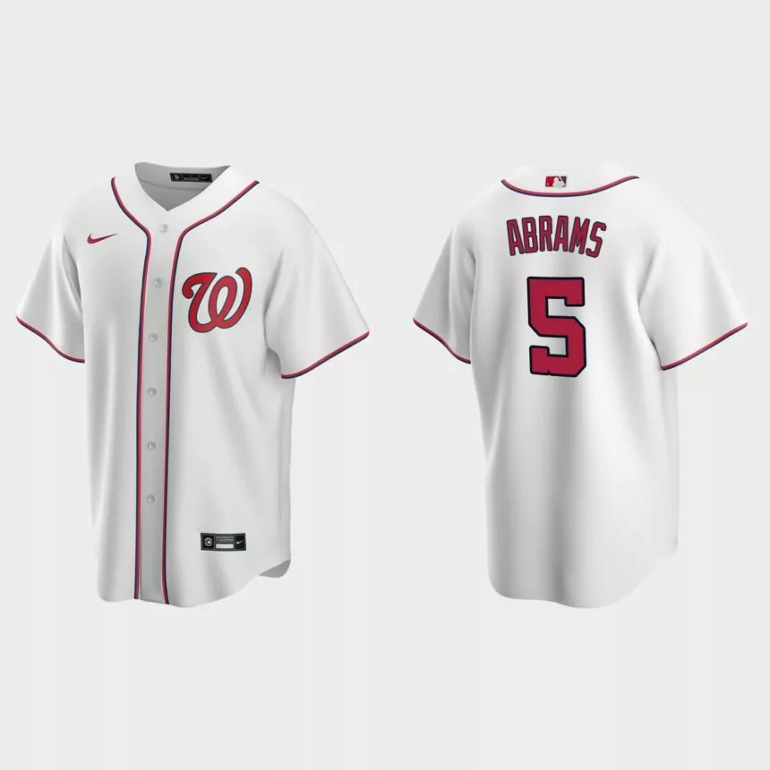 Washington Nationals C.J. Abrams Replica Home Jersey – White