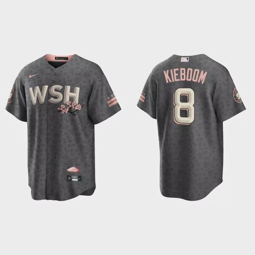 Washington Nationals Carter Kieboom 2022 City Connect Replica Jersey – Gray
