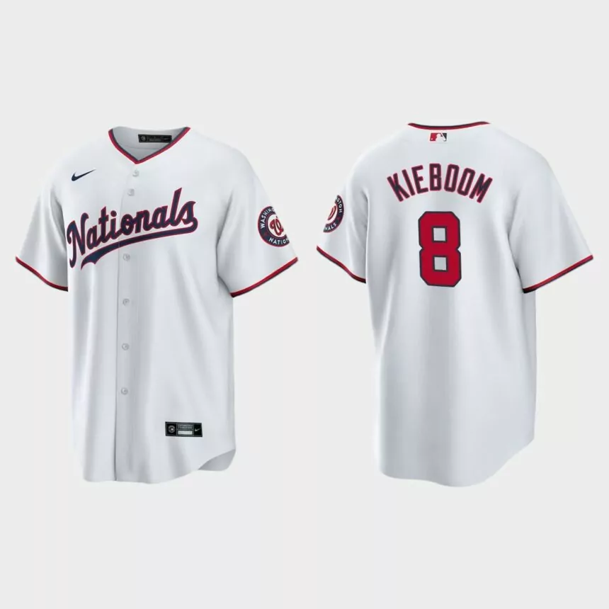 Washington Nationals Carter Kieboom Replica Alternate Jersey – White