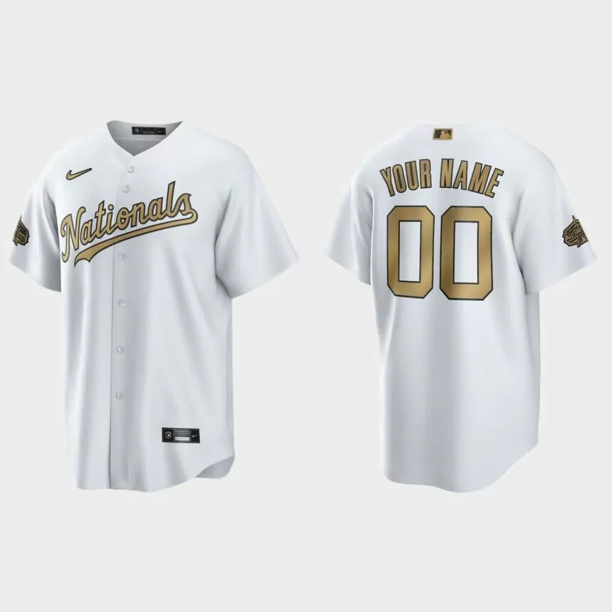 Washington Nationals Custom 2022 MLB All-Star Game Replica Jersey – White