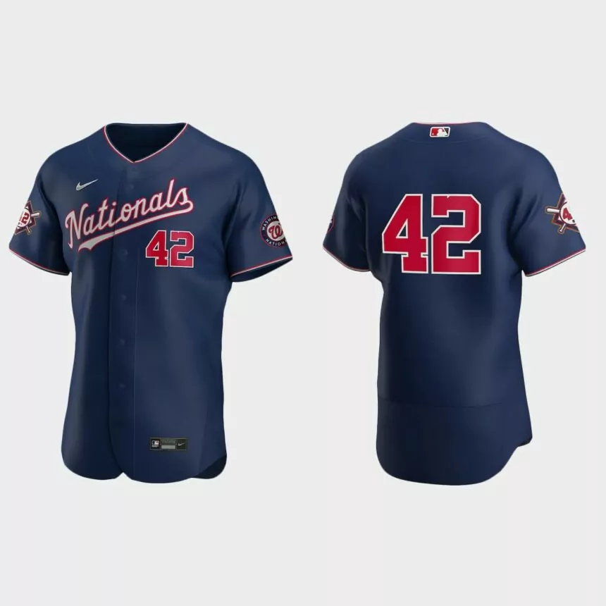 Washington Nationals Jackie Robinson Day Authentic Jersey – Navy