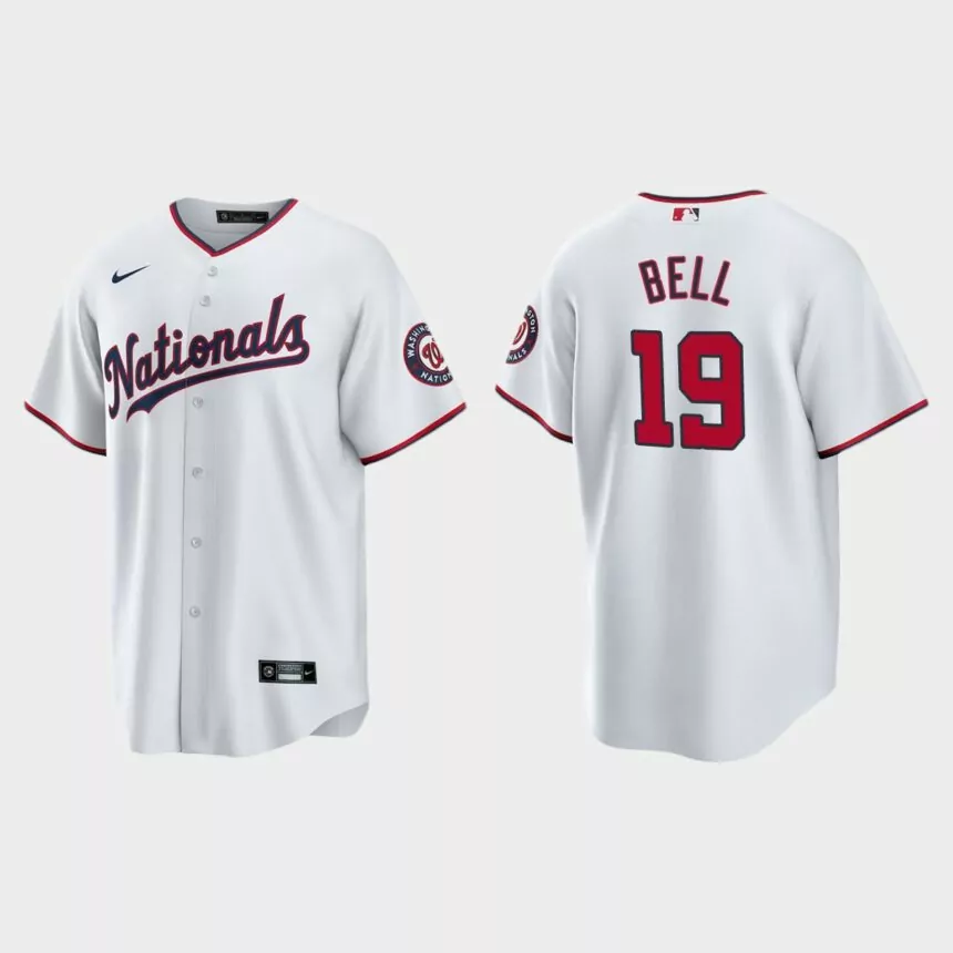 Washington Nationals Josh Bell Replica Alternate Jersey – White