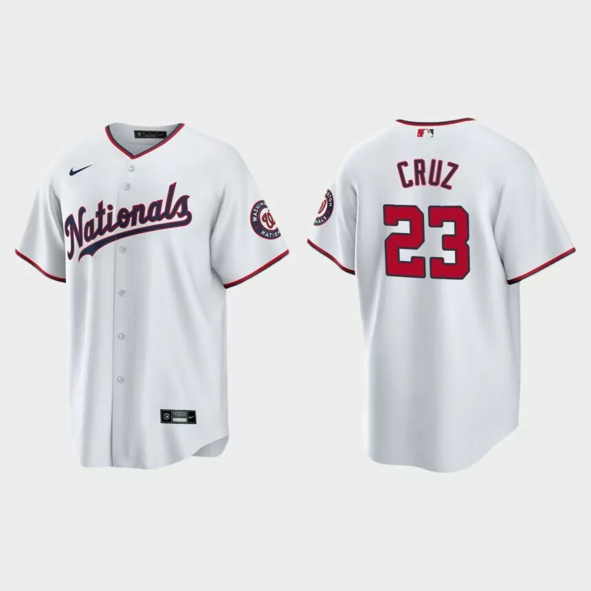 Washington Nationals Nelson Cruz Replica Alternate Jersey – White